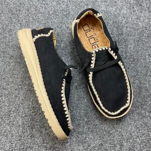 Hey Dude Vegan Wendy Crochet Slip On USA Size 5